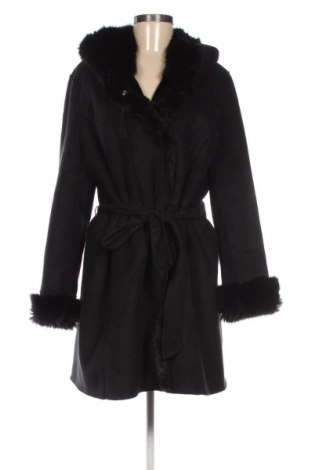 Damski płaszcz Marc Cain, Rozmiar L, Kolor Czarny, Cena 2 490,84 zł