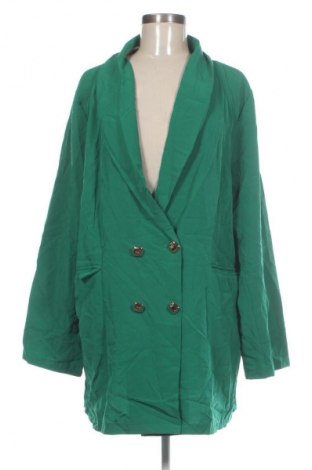 Γυναικείο παλτό SHEIN, Μέγεθος 4XL, Χρώμα Πράσινο, Τιμή 16,99 €