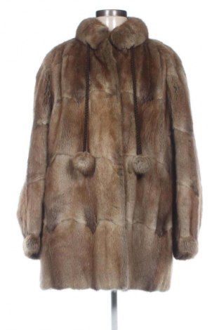 Δερμάτινο γυναικείο παλτό Unbranded, Μέγεθος M, Χρώμα Καφέ, Τιμή 152,00 €