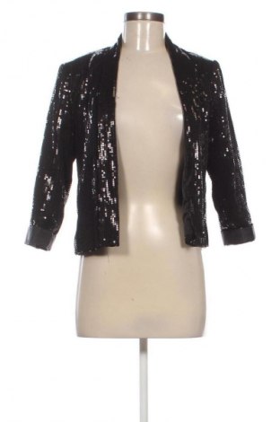 Sacou de femei Bershka, Mărime S, Culoare Negru, Preț 130,33 Lei