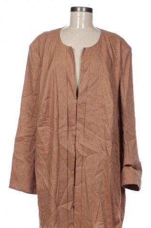 Γυναικείο σακάκι Selection By Ulla Popken, Μέγεθος 5XL, Χρώμα Καφέ, Τιμή 24,99 €