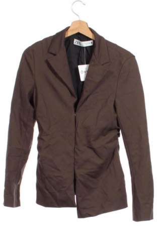 Дамско сако Zara, Размер M, Цвят Зелен, Цена 16,87 €