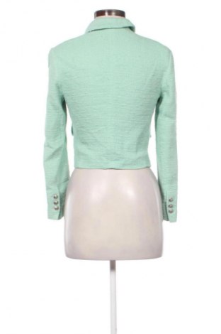 Damen Blazer Zara, Größe XS, Farbe Grün, Preis 25,00 €