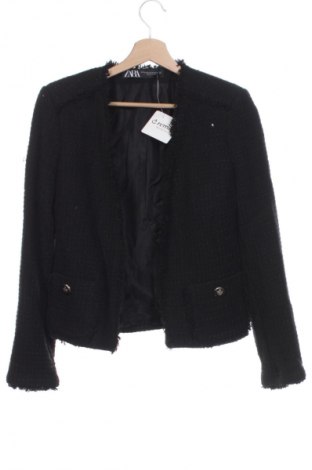 Damen Blazer Zara, Größe XS, Farbe Schwarz, Preis 25,00 €