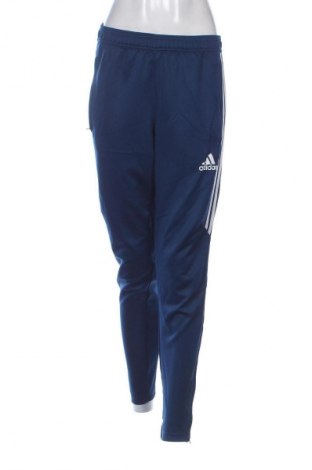 Дамско спортно долнище Adidas, Размер L, Цвят Син, Цена 18,91 €