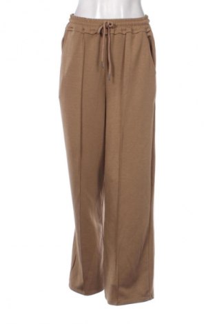 Pantaloni trening de femei Unbranded, Mărime L, Culoare Bej, Preț 76,86 Lei