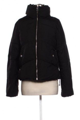 Γυναικείο μπουφάν Bershka, Μέγεθος M, Χρώμα Μαύρο, Τιμή 30,00 €