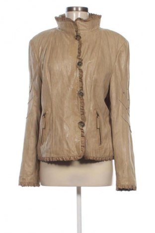 Dámská kožená bunda  Unbranded, Velikost M, Barva Béžová, Cena  1 408,00 Kč