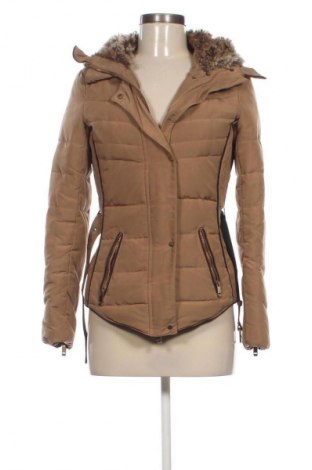 Kurtka damska Zara, Rozmiar S, Kolor Brązowy, Cena 112,53 zł