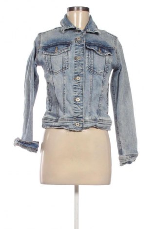 Geacă de femei Zara, Mărime S, Culoare Albastru, Preț 109,48 Lei