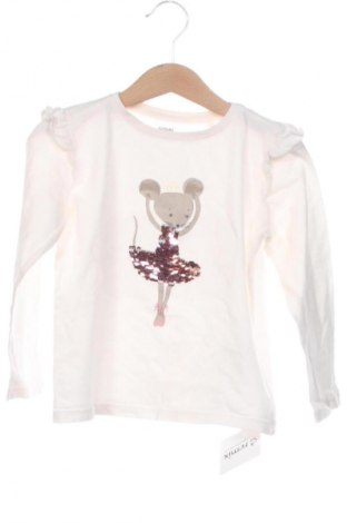 Dziecięca bluzka Sinsay, Rozmiar 3-4y/ 104-110 cm, Kolor ecru, Cena 32,15 zł