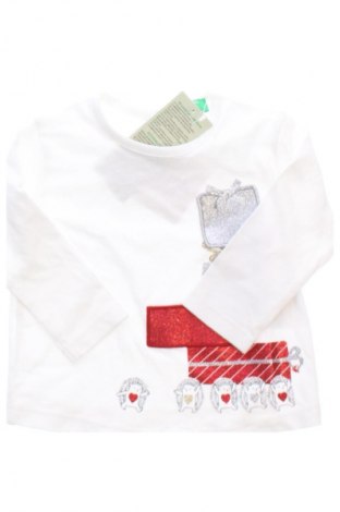 Dětská halenka  United Colors Of Benetton, Velikost 3-6m/ 62-68 cm, Barva Bílá, Cena  340,00 Kč