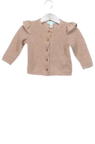 Pulover cu nasturi pentru copii Obaibi, Mărime 6-9m/ 68-74 cm, Culoare Maro, Preț 46,92 Lei