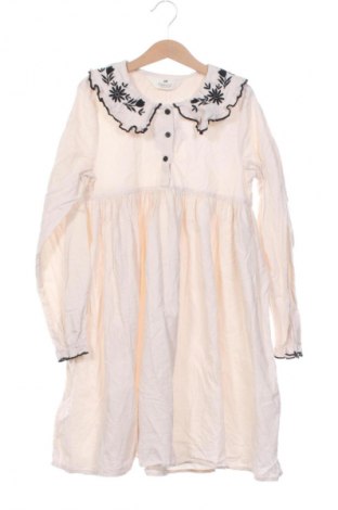 Dziecięca sukienka H&M, Rozmiar 8-9y/ 134-140 cm, Kolor ecru, Cena 36,99 zł