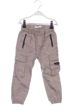 Παιδικό παντελόνι Name It, Μέγεθος 18-24m/ 86-98 εκ., Χρώμα  Μπέζ, Τιμή 13,00 €