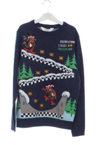 Pulover pentru copii H&M, Mărime 10-11y/ 146-152 cm, Culoare Albastru, Preț 46,92 Lei