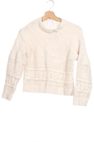 Детски пуловер Zara, Размер 11-12y/ 152-158 см, Цвят Екрю, Цена 8,21 €