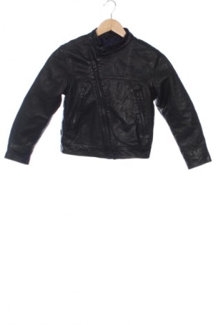 Dětská kožená bunda  H&M, Velikost 7-8y/ 128-134 cm, Barva Černá, Cena  624,00 Kč