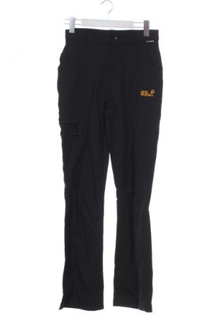 Dziecięce spodnie sportowe Jack Wolfskin, Rozmiar 15-18y/ 170-176 cm, Kolor Czarny, Cena 103,29 zł