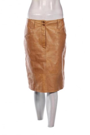 Δερμάτινη φούστα Unbranded, Μέγεθος M, Χρώμα  Μπέζ, Τιμή 30,00 €