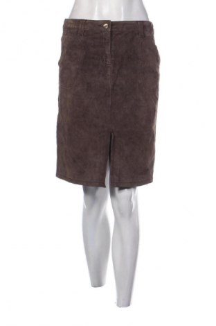 Δερμάτινη φούστα La Redoute, Μέγεθος M, Χρώμα Καφέ, Τιμή 94,23 €