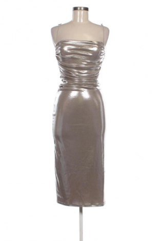 Rochie de piele H&M, Mărime S, Culoare Argintiu, Preț 166,82 Lei