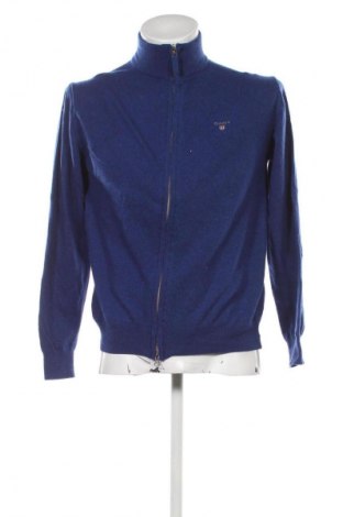 Jachetă tricotată de bărbați Gant, Mărime L, Culoare Albastru, Preț 276,30 Lei