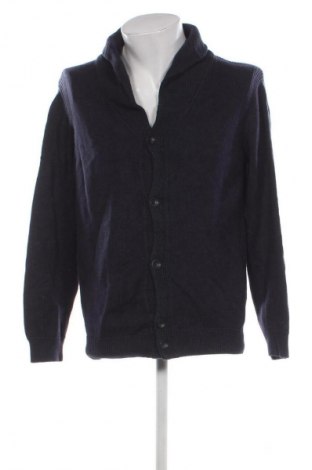 Jachetă tricotată de bărbați Massimo Dutti, Mărime XL, Culoare Albastru, Preț 127,99 Lei