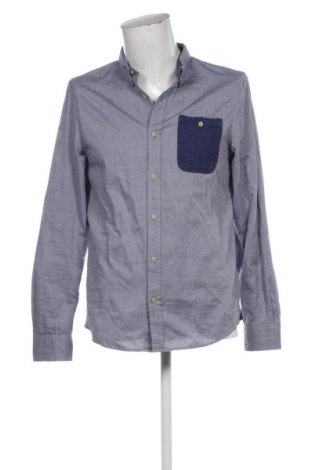 Cămașă de bărbați Bershka, Mărime L, Culoare Albastru, Preț 78,20 Lei