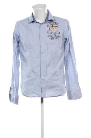 Ανδρικό πουκάμισο Camp David, Μέγεθος M, Χρώμα Μπλέ, Τιμή 16,99 €