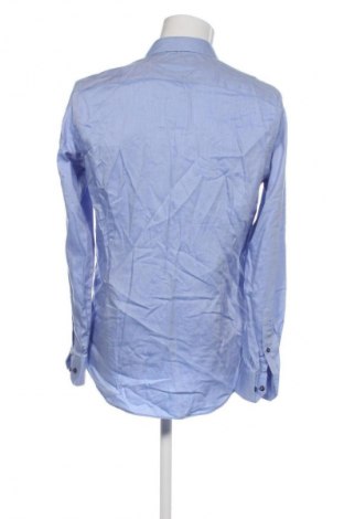 Ανδρικό πουκάμισο Dressmann, Μέγεθος L, Χρώμα Μπλέ, Τιμή 8,99 €