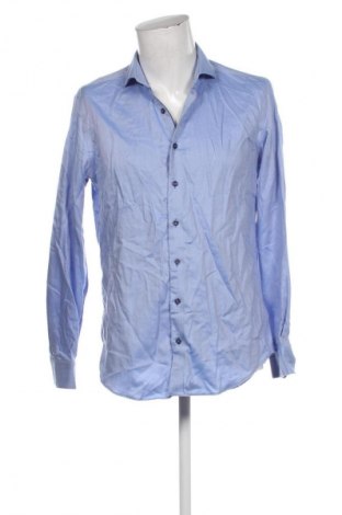 Ανδρικό πουκάμισο Dressmann, Μέγεθος L, Χρώμα Μπλέ, Τιμή 8,99 €