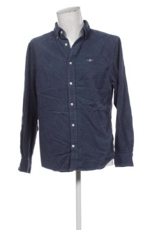 Cămașă de bărbați Gant, Mărime L, Culoare Albastru, Preț 215,99 Lei