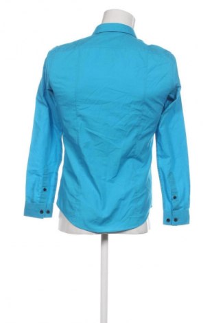 Мъжка риза H&M, Размер M, Цвят Син, Цена 15,00 €