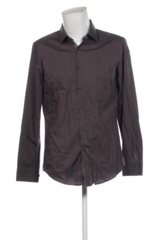 Herrenhemd Hugo Boss, Größe L, Farbe Grau, Preis € 44,99