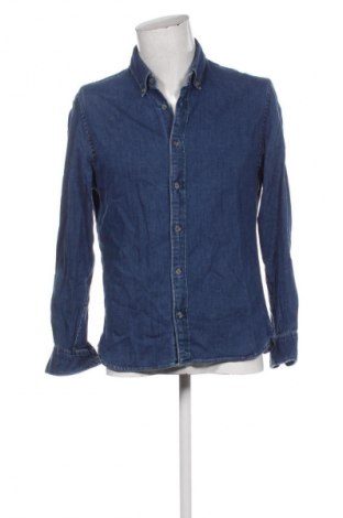 Ανδρικό πουκάμισο Mango, Μέγεθος M, Χρώμα Μπλέ, Τιμή 9,99 €