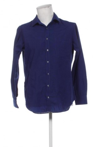 Мъжка риза Marks & Spencer, Размер M, Цвят Син, Цена 13,79 €
