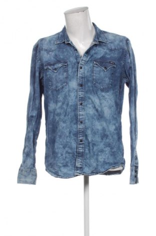 Męska koszula Replay, Rozmiar XL, Kolor Niebieski, Cena 103,99 zł