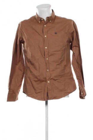 Herrenhemd Springfield, Größe L, Farbe Braun, Preis € 10,99
