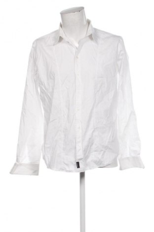 Herrenhemd Strellson, Größe L, Farbe Weiß, Preis 16,99 €