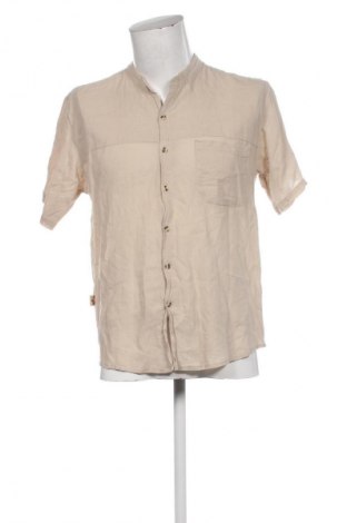 Herrenhemd Unbranded, Größe L, Farbe Beige, Preis € 14,74