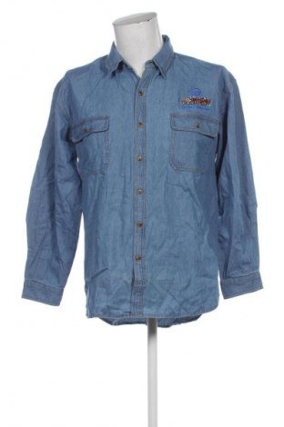 Herrenhemd Unbranded, Größe L, Farbe Blau, Preis € 10,99