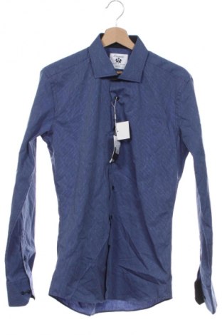 Ανδρικό πουκάμισο Vannucci, Μέγεθος M, Χρώμα Μπλέ, Τιμή 26,99 €