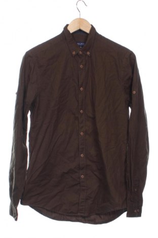 Herrenhemd Zara, Größe M, Farbe Braun, Preis 17,00 €