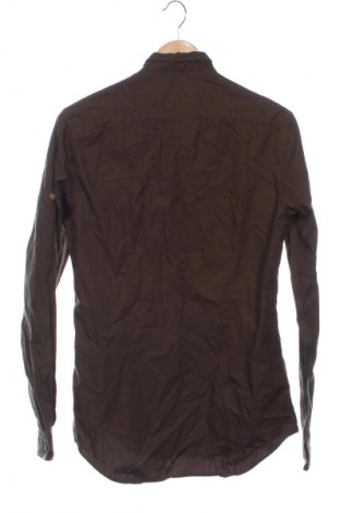 Herrenhemd Zara, Größe M, Farbe Braun, Preis 17,00 €