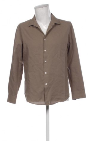 Мъжка риза Zara, Размер L, Цвят Бежов, Цена 17,00 €