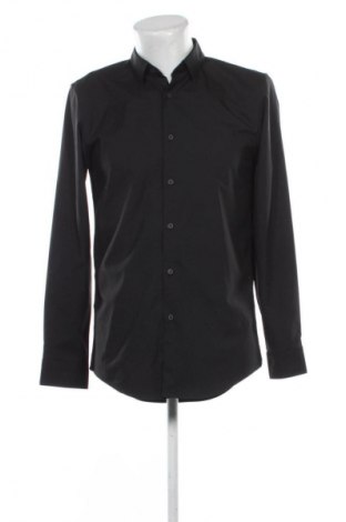 Мъжка риза Zara, Размер M, Цвят Черен, Цена 10,73 €