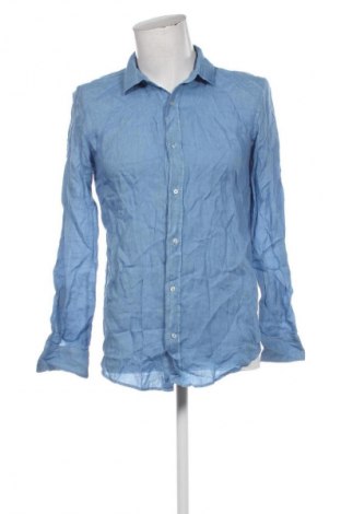 Cămașă de bărbați Zara, Mărime M, Culoare Albastru, Preț 60,99 Lei