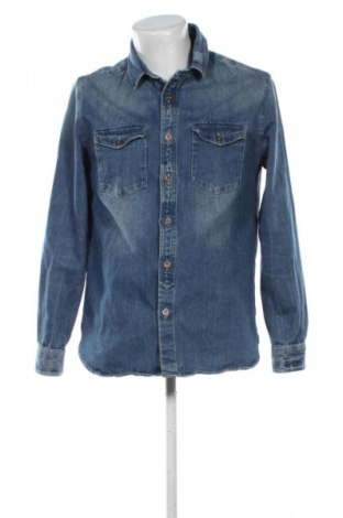 Cămașă de bărbați Zara, Mărime M, Culoare Albastru, Preț 243,07 Lei