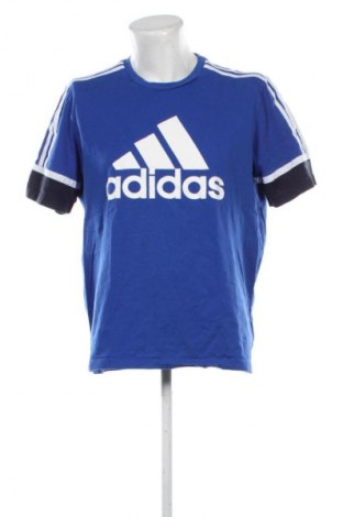Tricou de bărbați Adidas, Mărime XL, Culoare Albastru, Preț 81,99 Lei